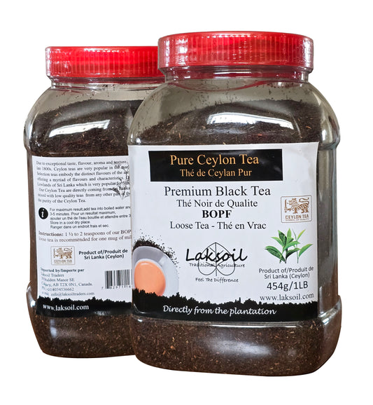 Pure Ceylon Black BOPF Premium Losse Tea- Sabaragumuwa - laksoiltraders