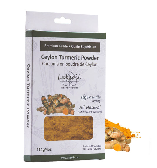 Pure Ceylon Turmeric Power from Eco-Frendly Farming - laksoiltraders