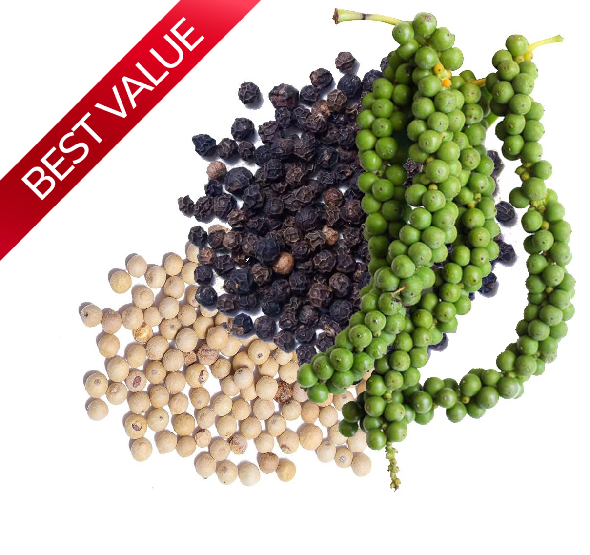 Pure Ceylon Assorted Peppercorns 5LB / 2.27Kg - laksoiltraders