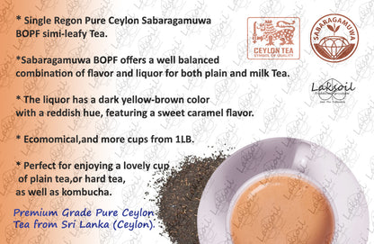 Pure Ceylon Black BOPF Premium Losse Tea- Sabaragumuwa