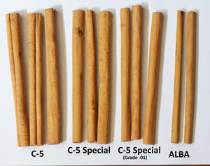 Certified ORGANIC ALBA/C-5 Special Ceylon Cinnamon Sticks 50g/1.79oz - laksoiltraders