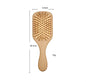 100% Natural Bamboo Massage Air Cushion Comb for Smooth, Knot-Free Hair