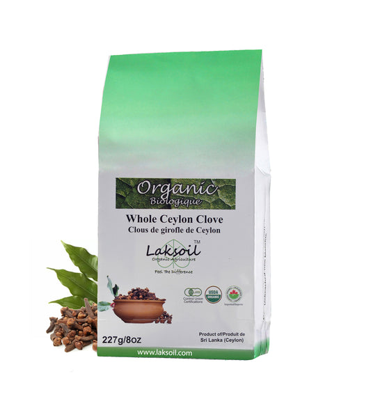 Certified ORGANIC Whole Ceylon Clove Club Size