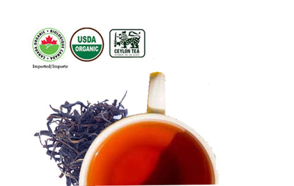 Certified Organic Pure Ceylon KANDAY OP Black Loose Tea (Big Leaves)