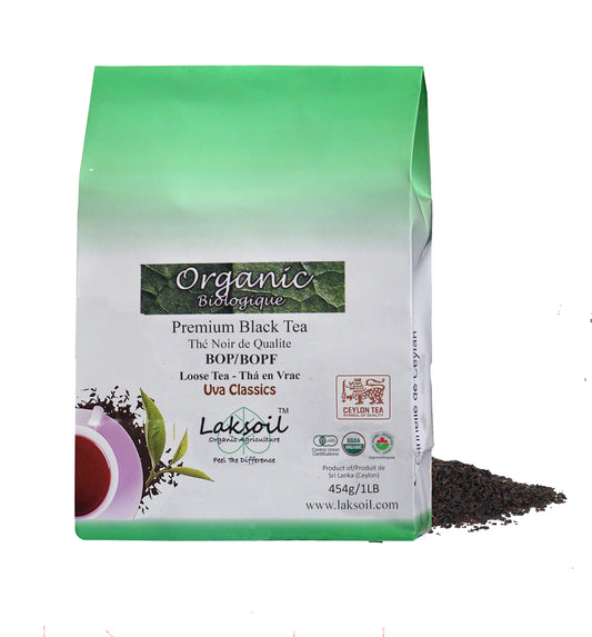 Certified Organic Uva Pure Ceylon Black Tea BOPF Loose Tea