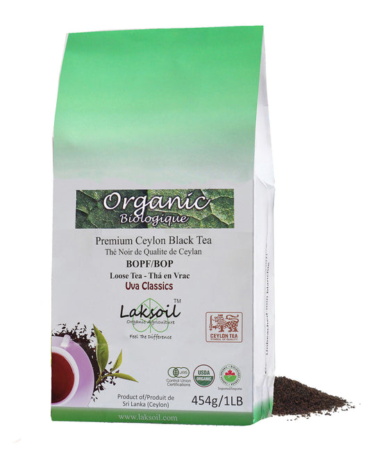 Certified Organic Uva Pure Ceylon Black Tea BOPF Loose Tea-BULK