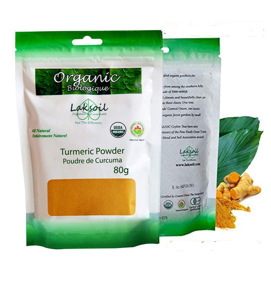 Certified ORGANIC Pure Ceylon Turmeric (Red Turmeric) Power