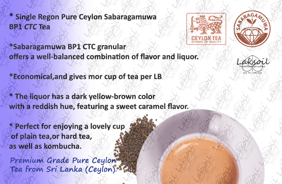 Pure Ceylon Black BP1  Premium Losse Tea - Sabaragumuwa