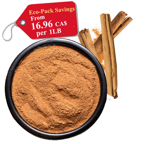 Certified ORGANIC Ceylon Cinnamon Powder Fine Ground (Bulk Pack) - laksoiltraders