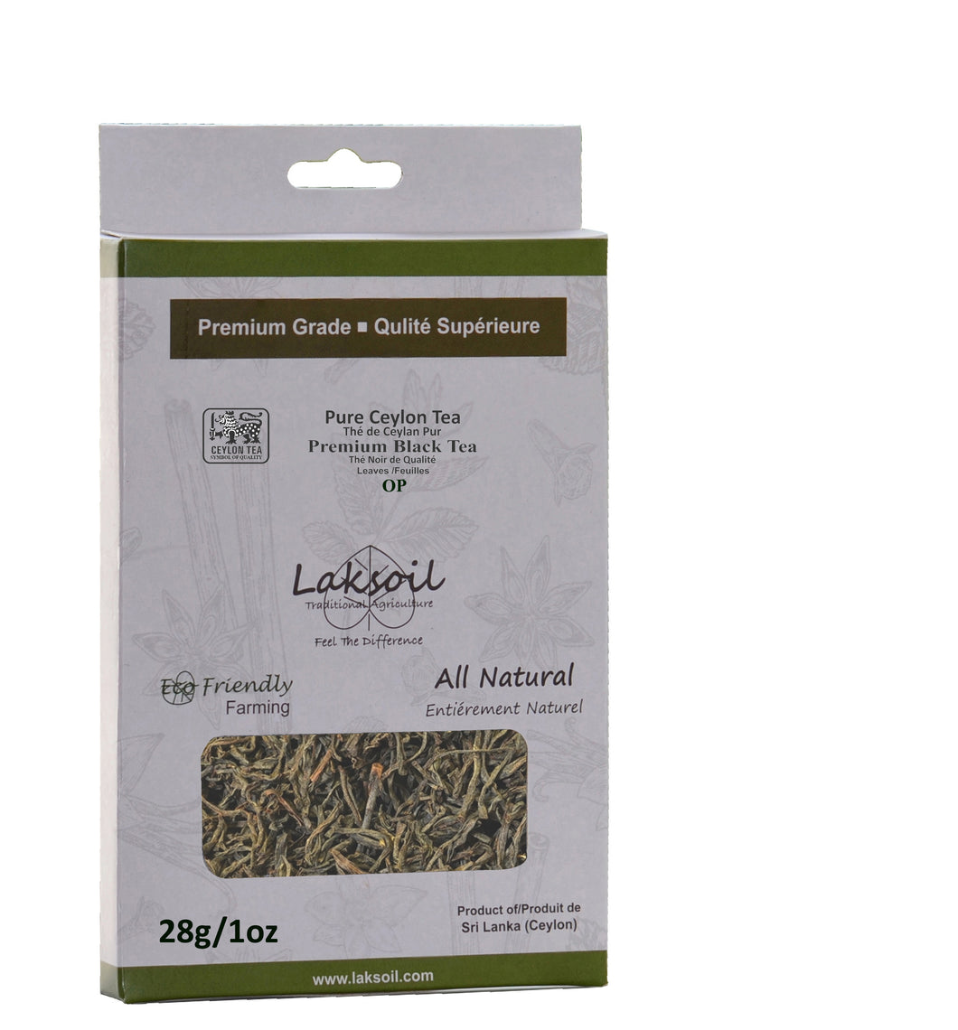 Ceylon Black Tea OP (Big Leaves) 28g/1.0oz (10 Plain Tea Cups) Daniyaya Special
