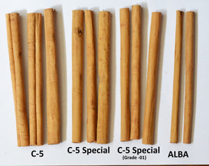 Certified ORGANIC ALBA/C-5 Special  Ceylon Cinnamon Sticks 100g/3.58oz (2 Packs of 50g) - laksoiltraders