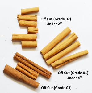 Certified ORGANIC Ceylon Cinnamon Sticks C-5 SELECT Multi-Cut (1 to 3 inches)
